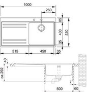 Мойка Franke MTX 611 (чаша слева) фото 4 в Челябинске